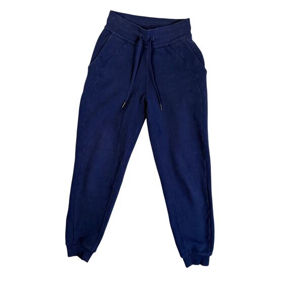 Lululemon Scuba Joggers High Rise Sweatpants 28" Blue 0 - Picture 1 of 6